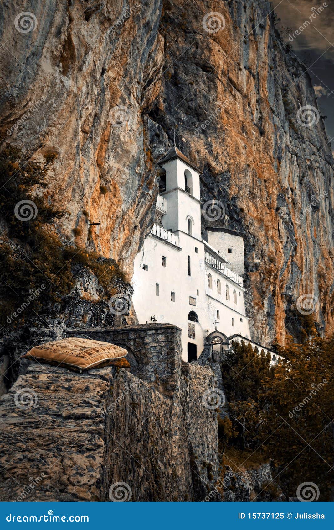 The Monastery of Ostrog stock image. Image of serb, montenegro - 15737125, image size:1067x1690