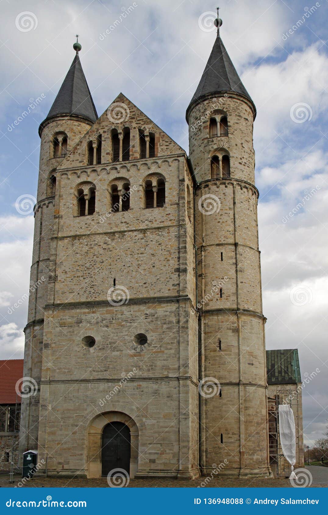 Monastery of Our Lady in the City Magdeburg Stock Photo - Image of