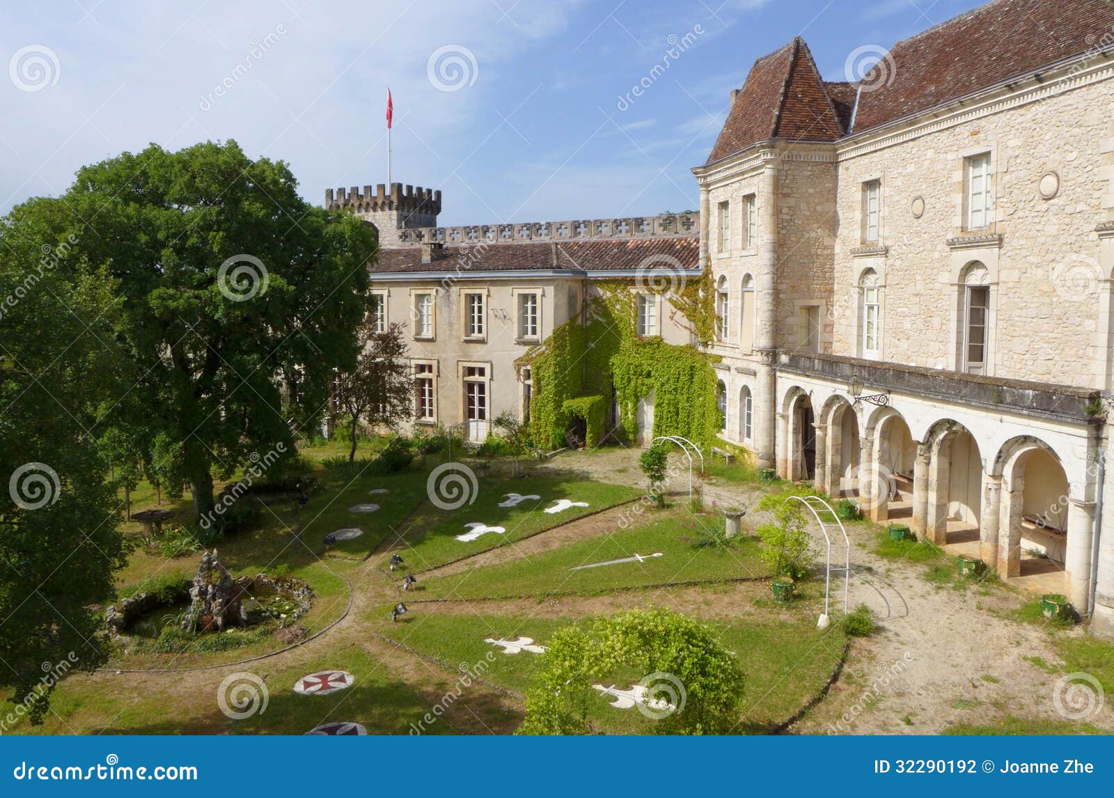 Monastery, Rocamadour, France Stock Photo - Image of landmark, medieval ...