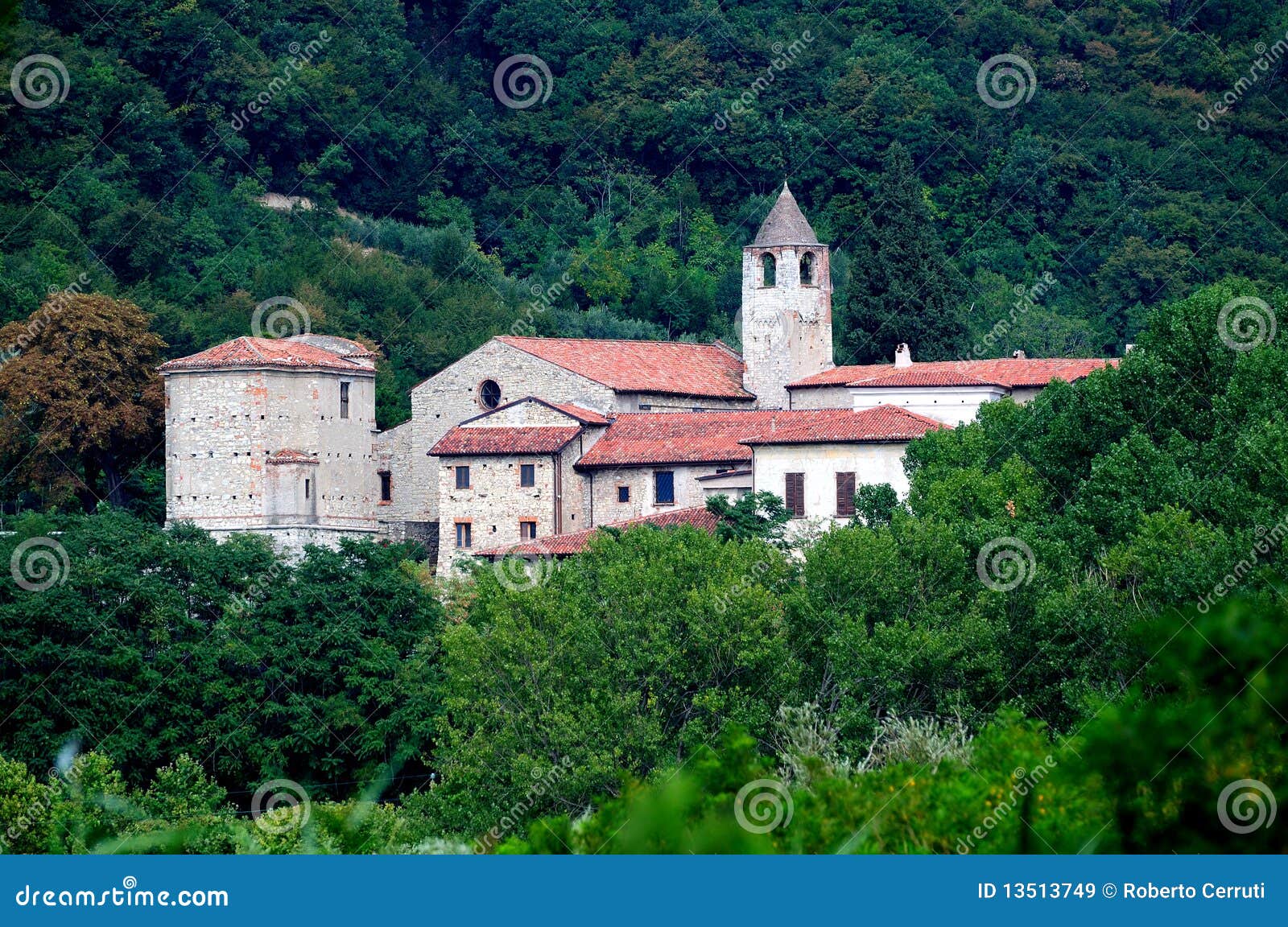 the monastery of san pietro in lamosa,italy