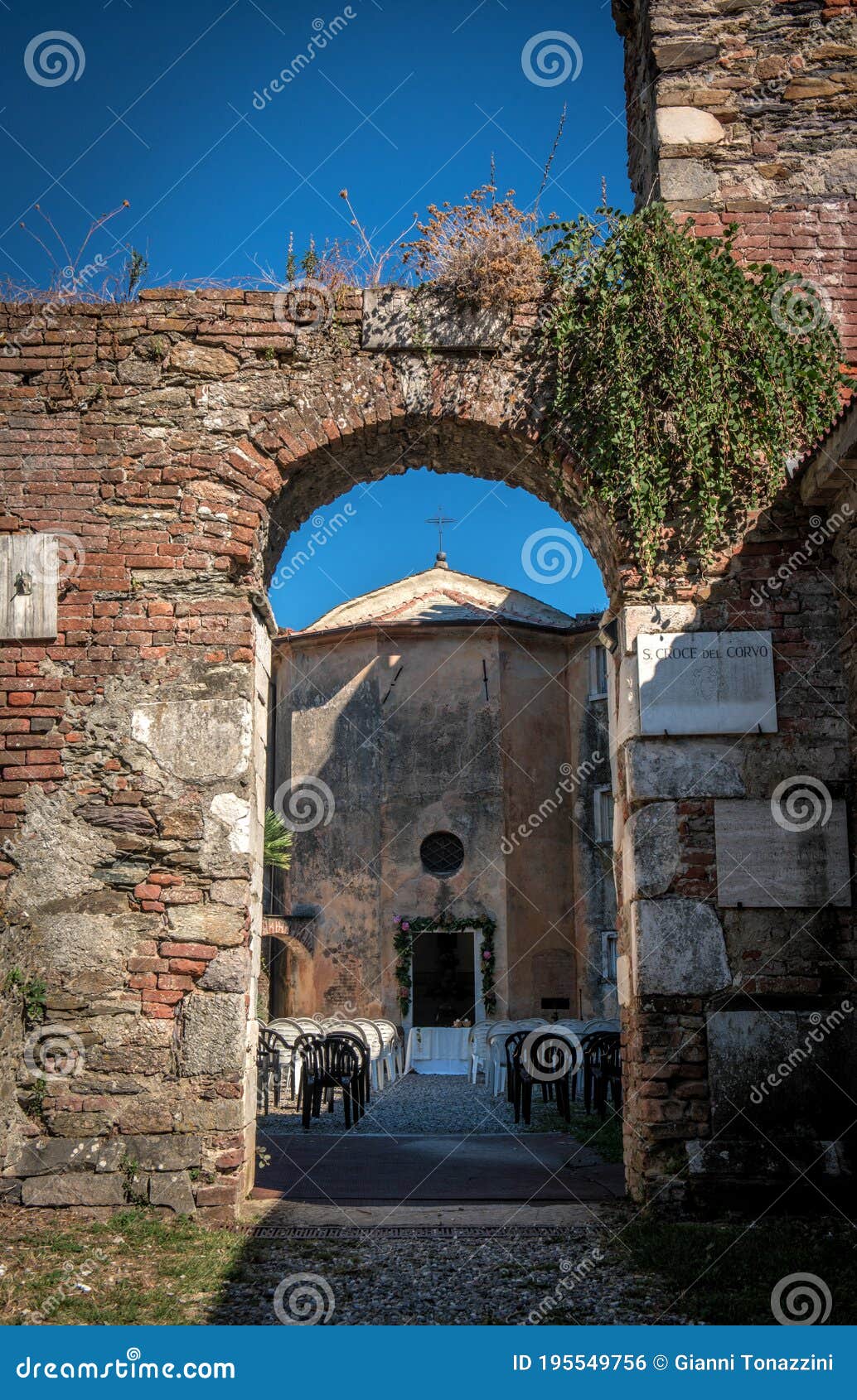 monastery of santa croce del corvo, la spezia, italy