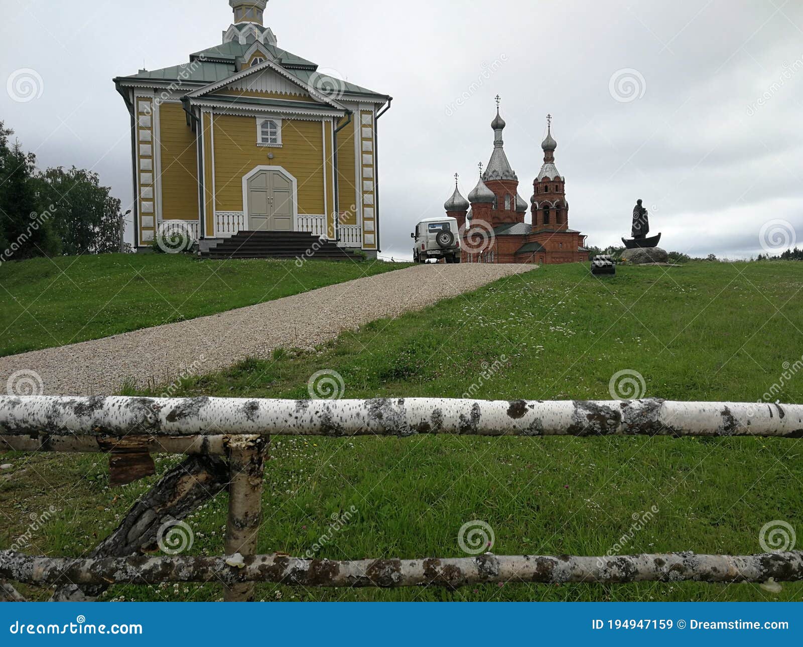 Church at the Source of the Volga Editorial Stock Image Image of