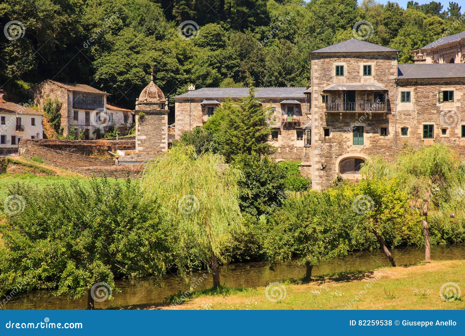 The Monastery of St Julian of Samos Stock Photo Image of faith