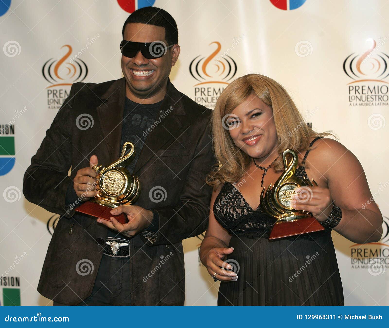 Premios Lo Nuestro Awards editorial photo. Image of lonuestro 129968311