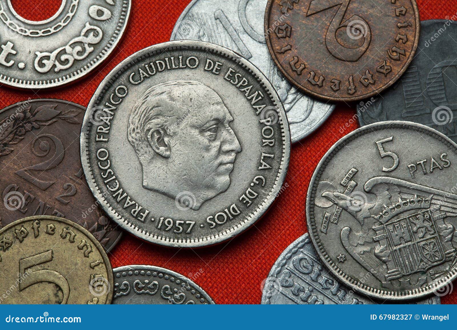 láser En riesgo gris Monedas De España Dictador Español Francisco Franco Imagen de archivo -  Imagen de francisco, europeo: 67982327