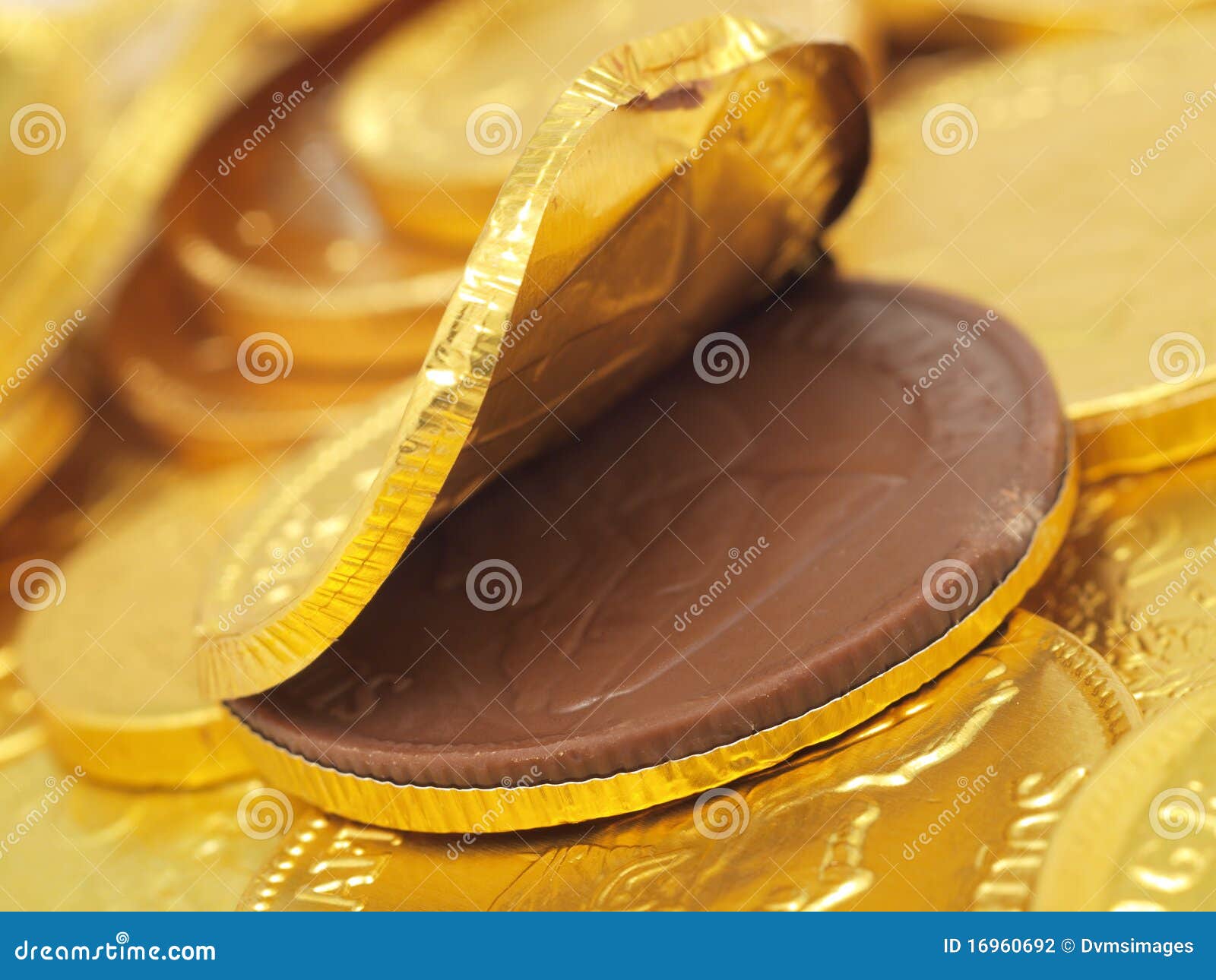 moneta di cioccolato