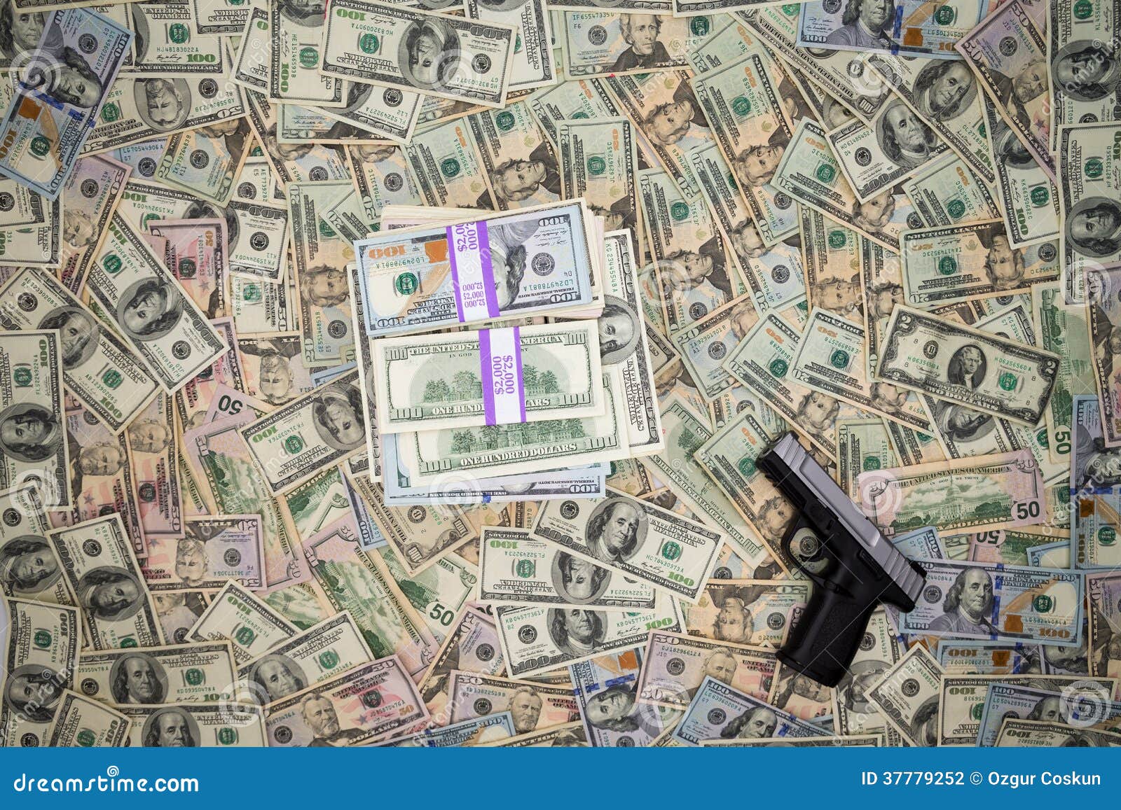 The Monetary Proceeds of Criminality Stock Photo - Image of money ...