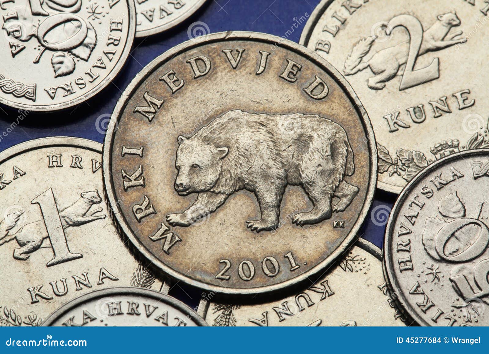 Monete Della Croazia Fotografia Stock Immagine Di Moneta