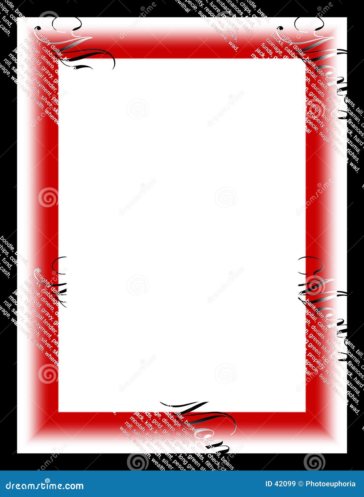 Money stock illustration. Illustration of flyer, synonym 42099