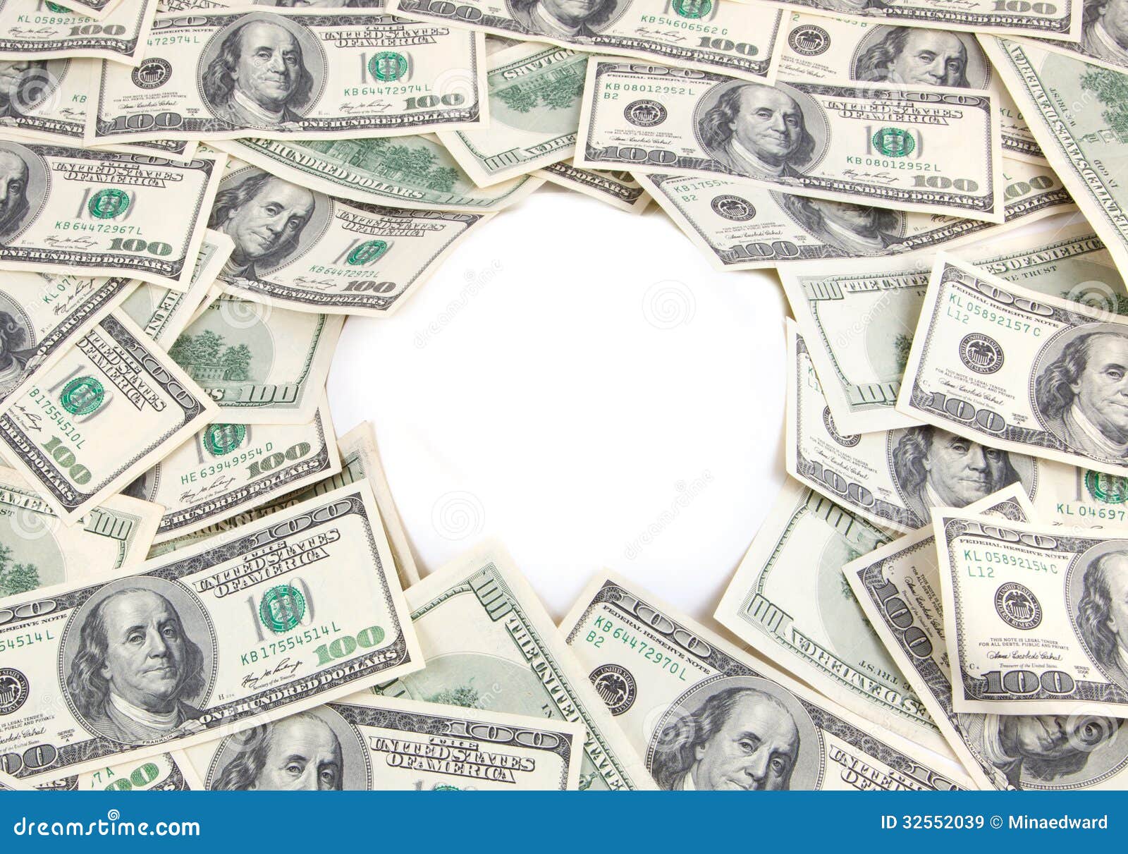 Money Background With Blank Area Stock Image Image 32552039