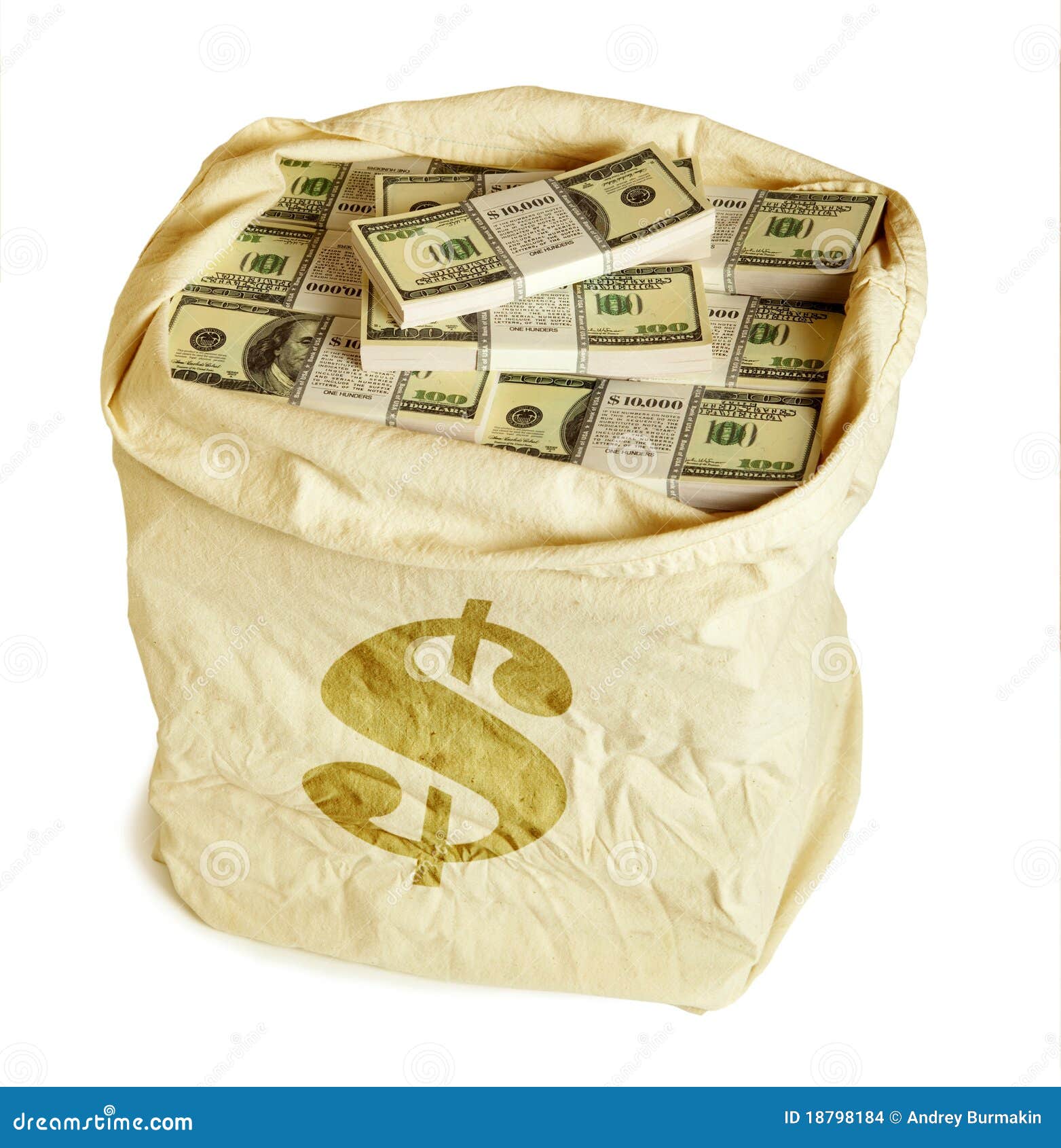 Money bag stock photo. Image of richness, money, wealth 18798184
