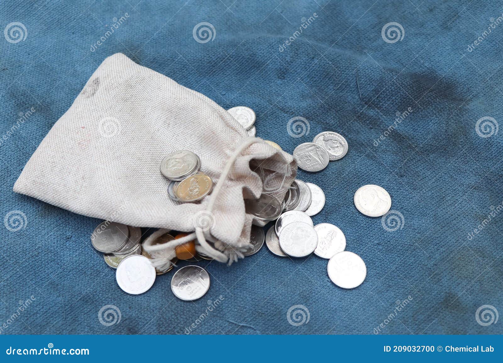Money and money bag stock photo. Image of coins, success 209032700