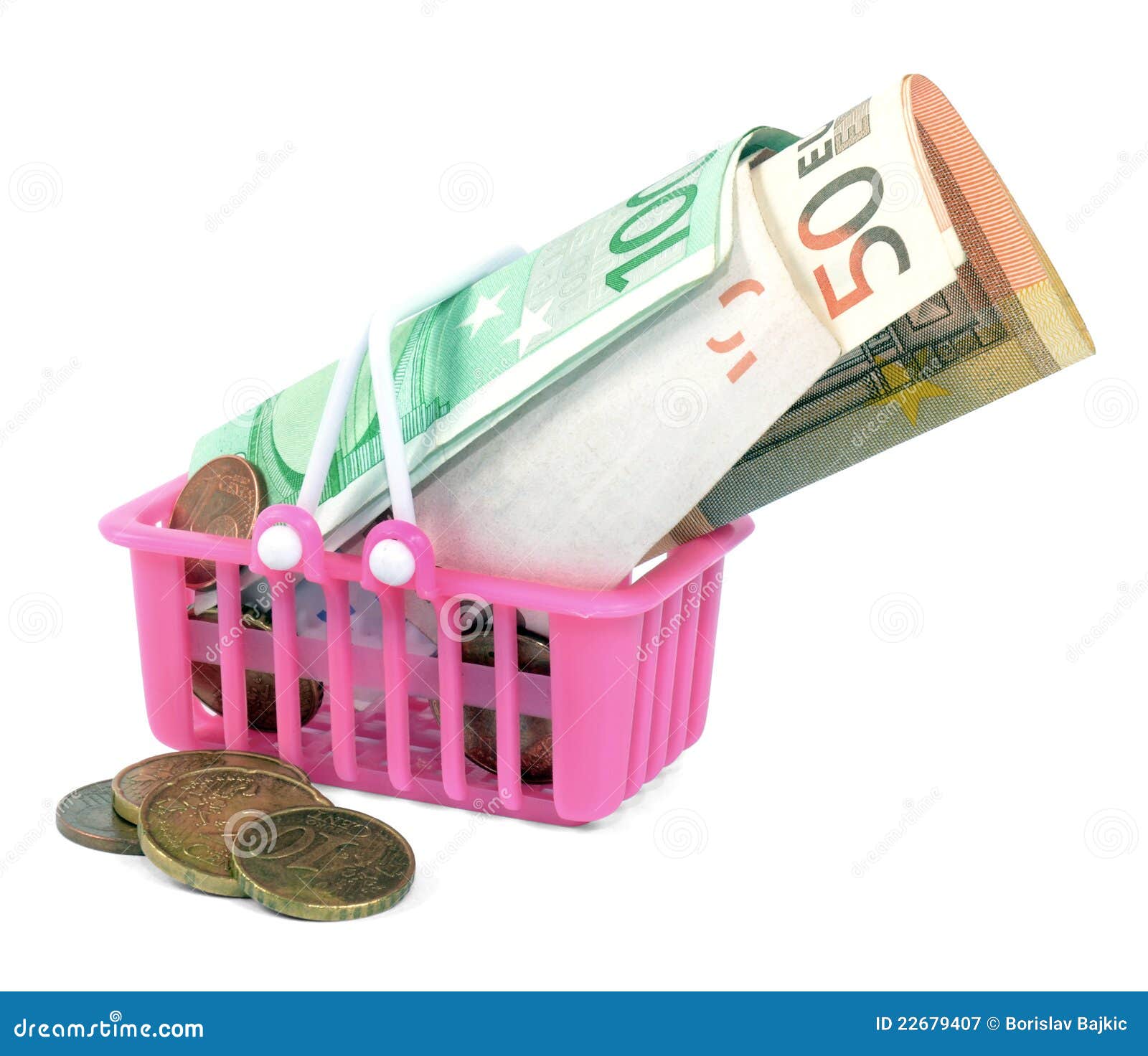 Money basket stock image. Image of discount, commerce 22679407