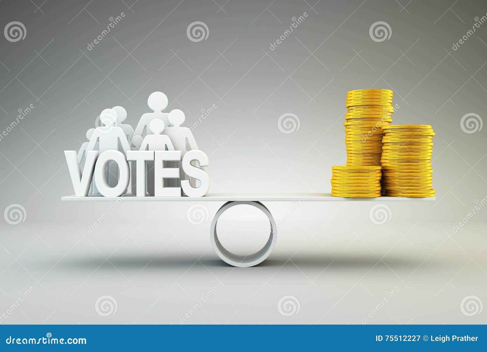 money buys votes