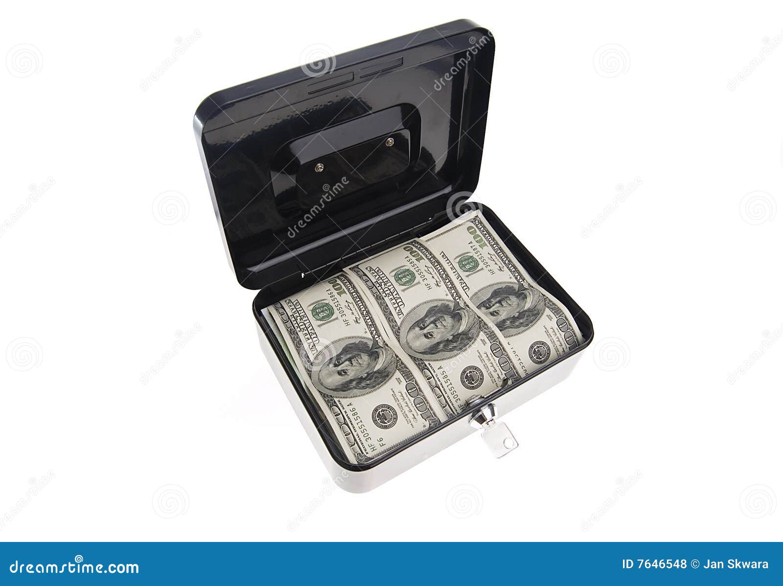 Money in cash box stock photo. Image of cash, banknote - 7646548