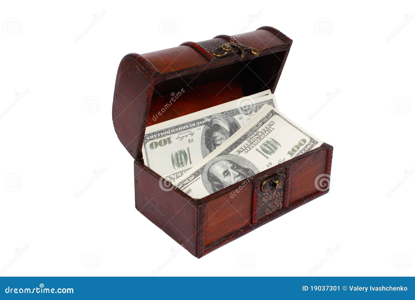 A money in chest stock image. Image of treasury, open 19037301