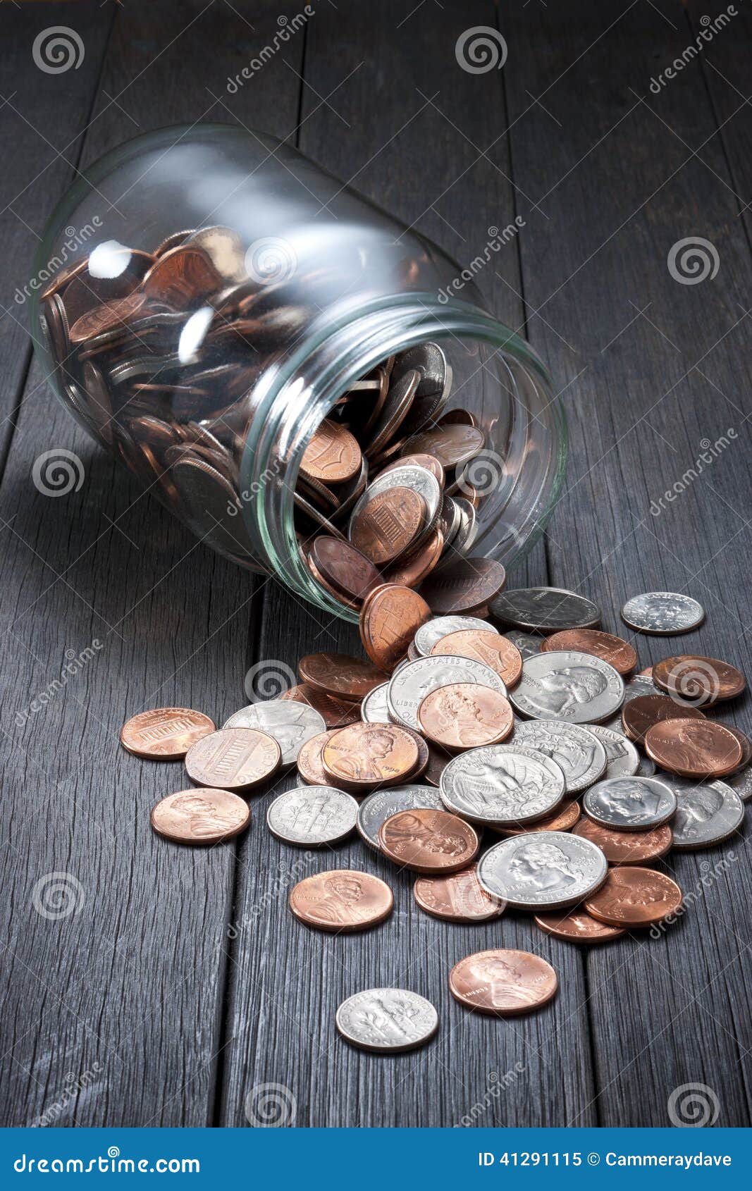 money coins pennies jar savings