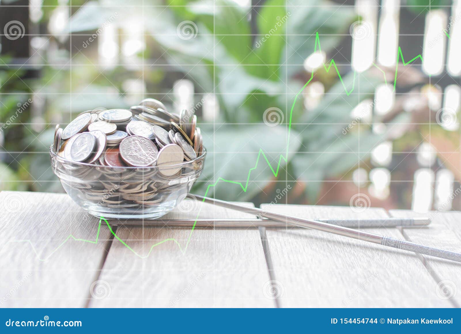 The Money in the Cup is Ready To Serve Stock Photo Image of office