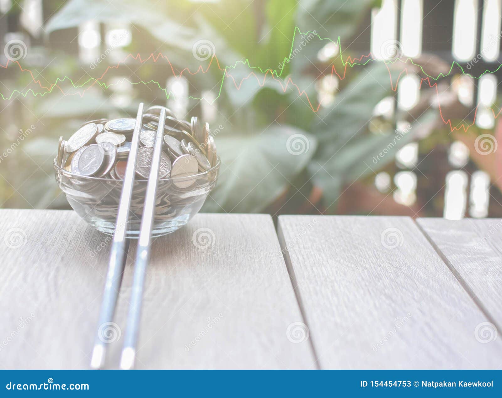 The Money in the Cup is Ready To Serve Stock Image Image of financial