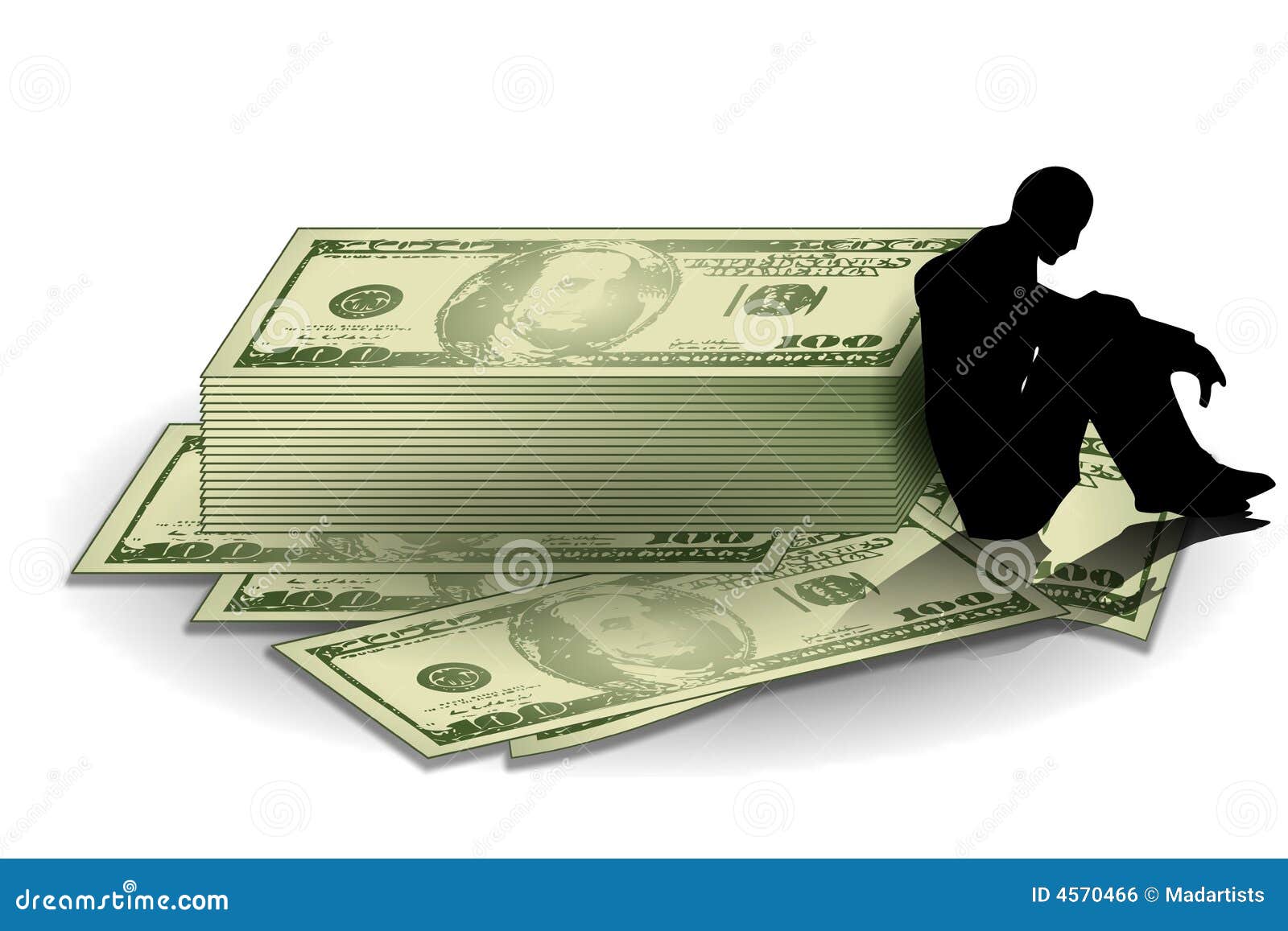 stack of cash clipart