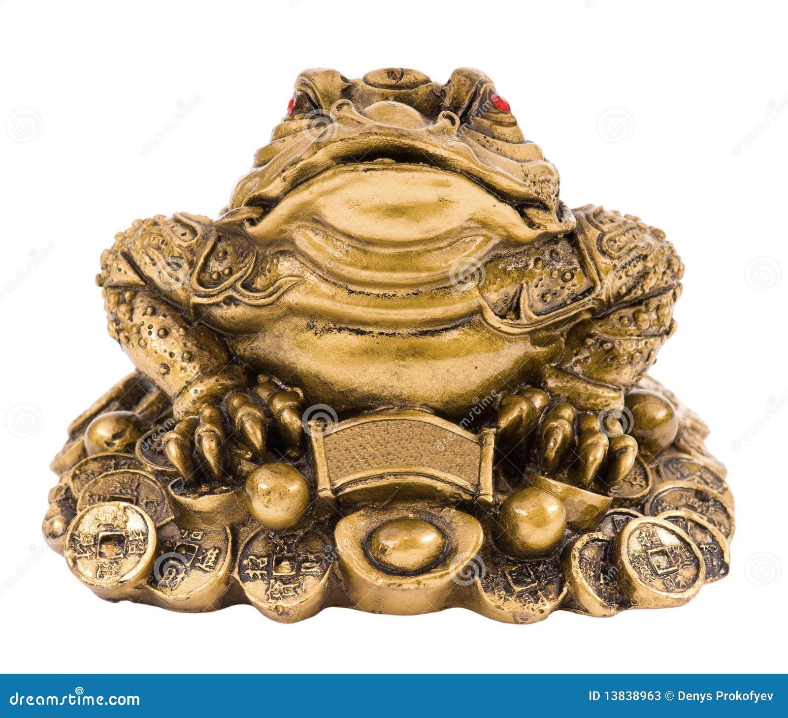 Money frog stock image. Image of shui, legged, shiny 13838963