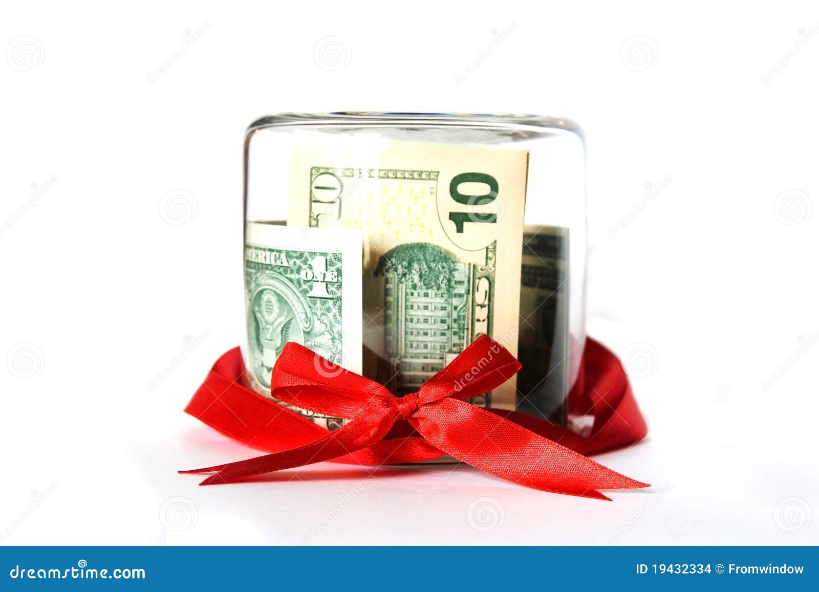 Money gift stock photo. Image of denomination, ribbon 19432334