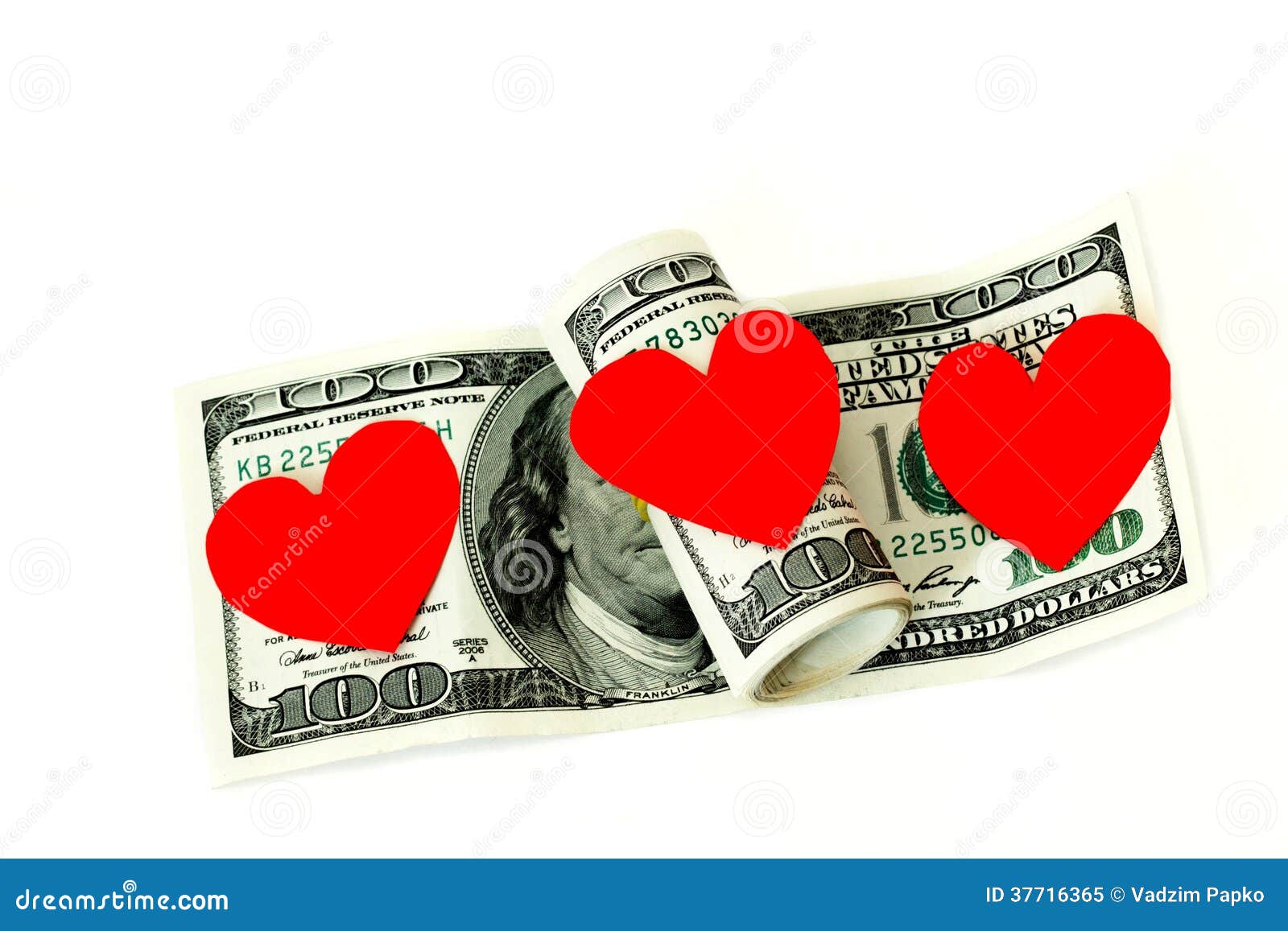 Money Isolated on White Background Stock Image Image of capital