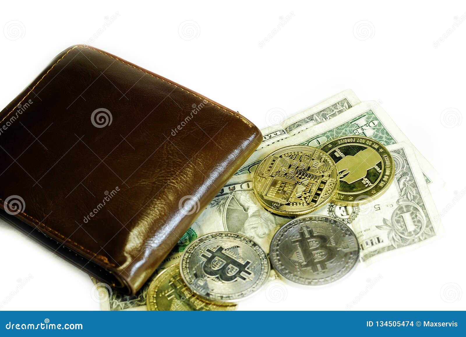 Money Laundering Bitcoin Wallet Stock Photo Image Of Making Bank - 