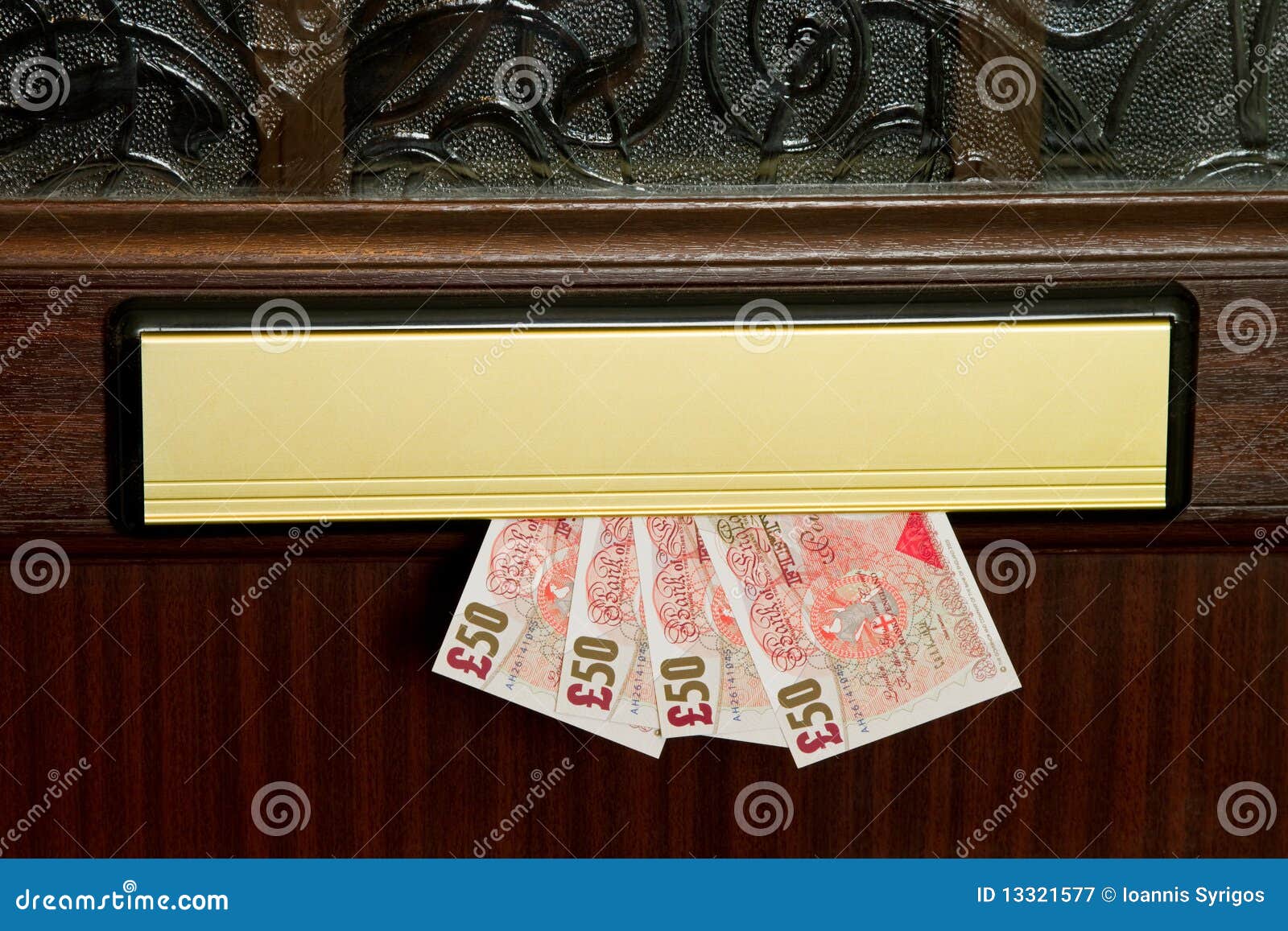 Money in the mailbox editorial photography. Image of letter 13321577