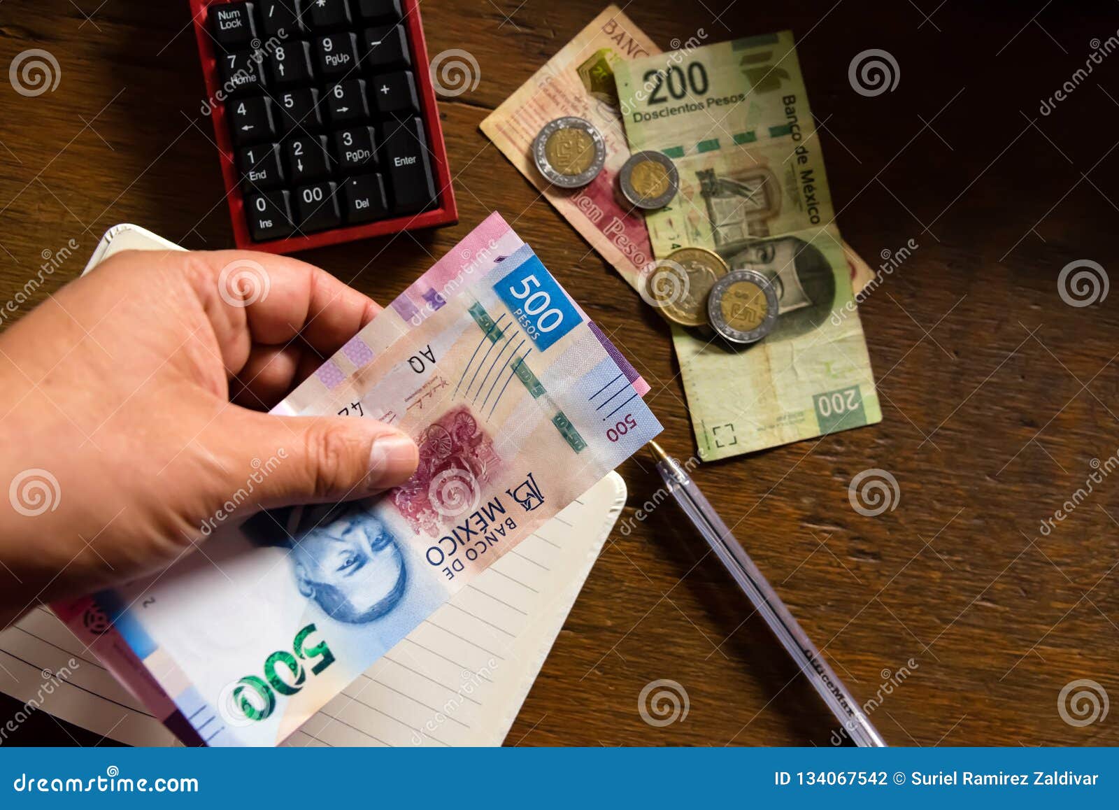 money - mexican pesos, making a budget