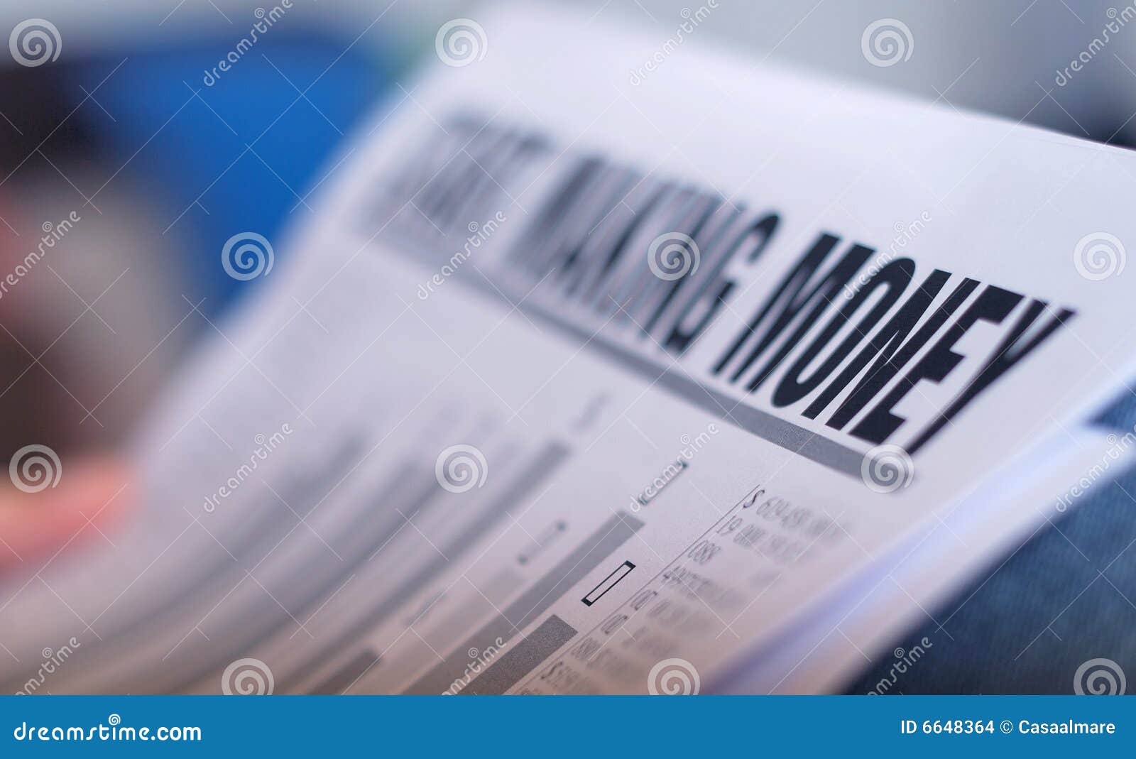 Money news stock photo. Image of report, market, sale 6648364