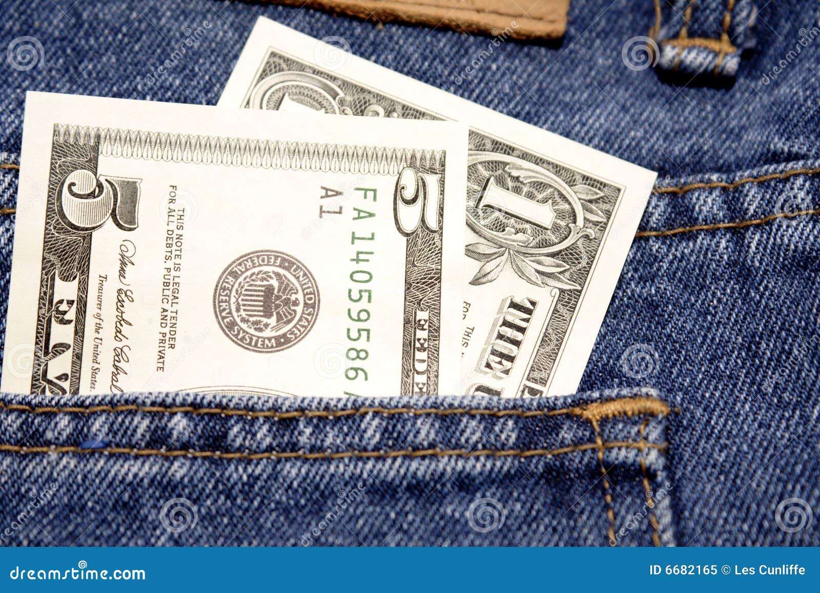 Money in pocket stock image. Image of object, dollars 6682165