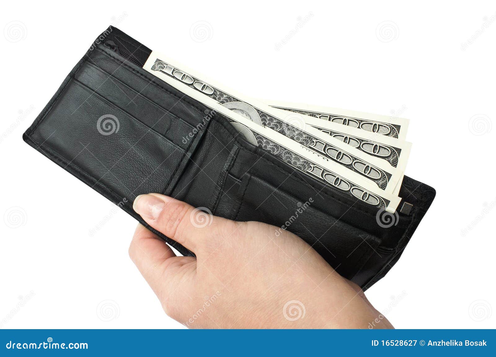 Money is in a purse stock image. Image of purse, sign 16528627