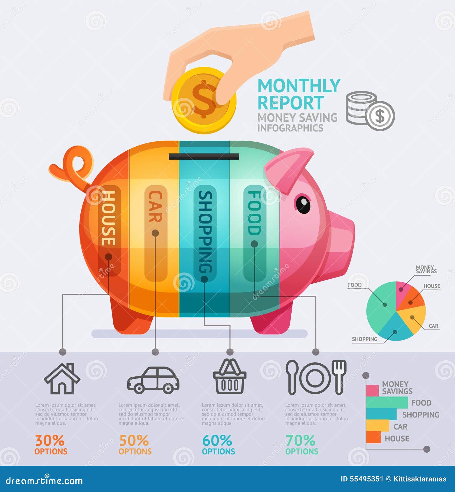 Save Money Monthly Chart