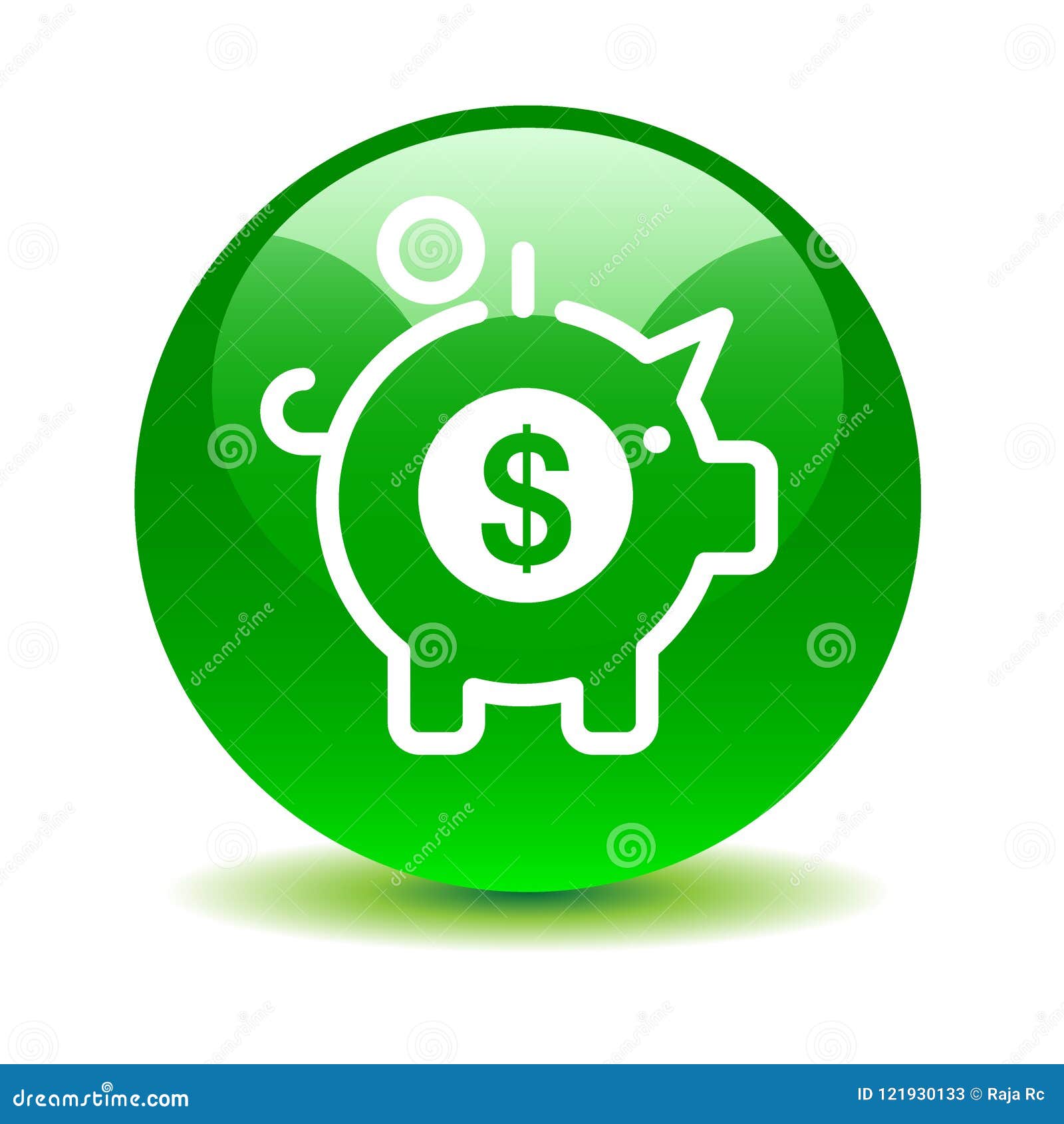 money savings piggy bank icon