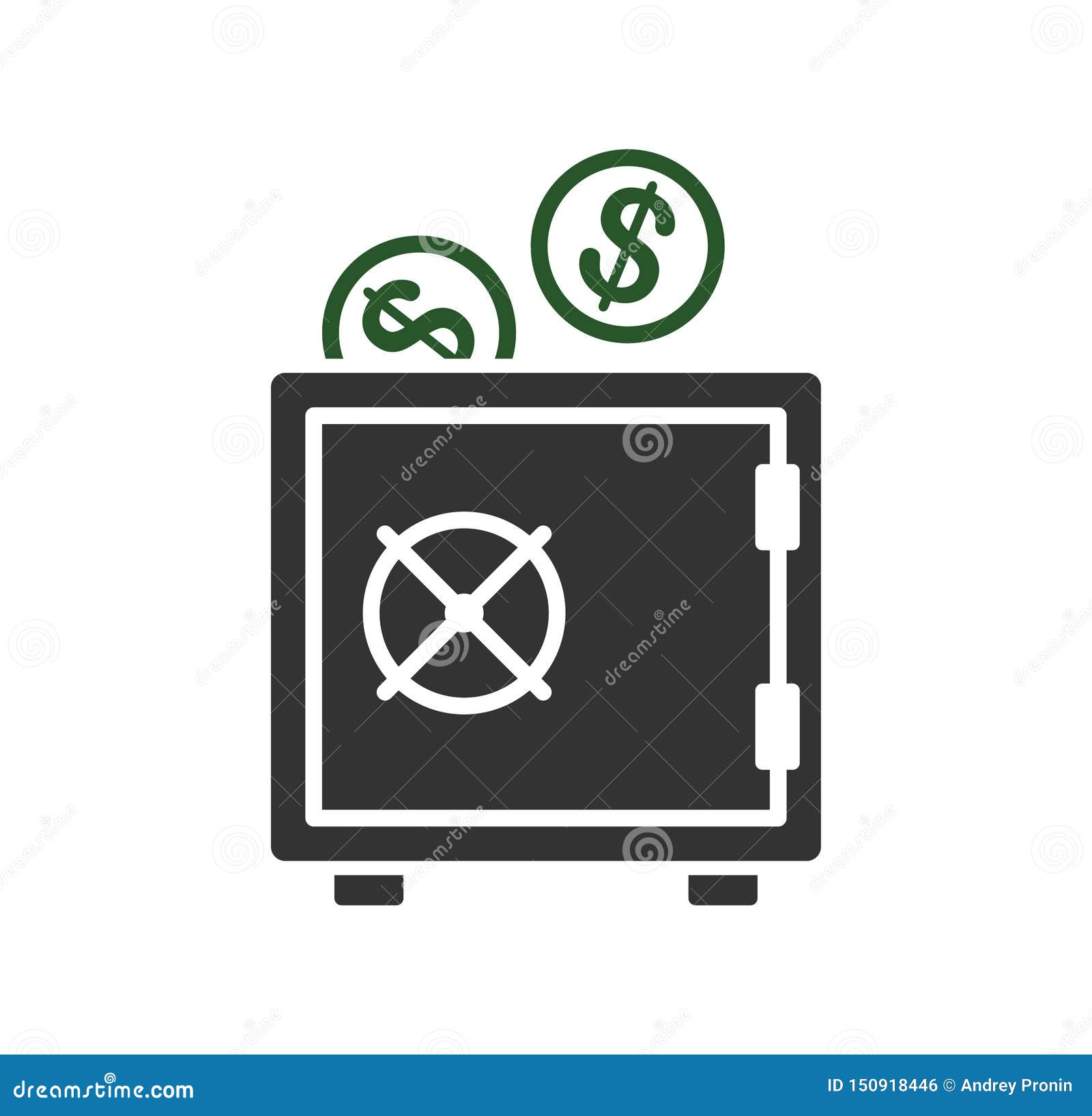 money security related icon on background for graphic and web . simple . internet concept  for