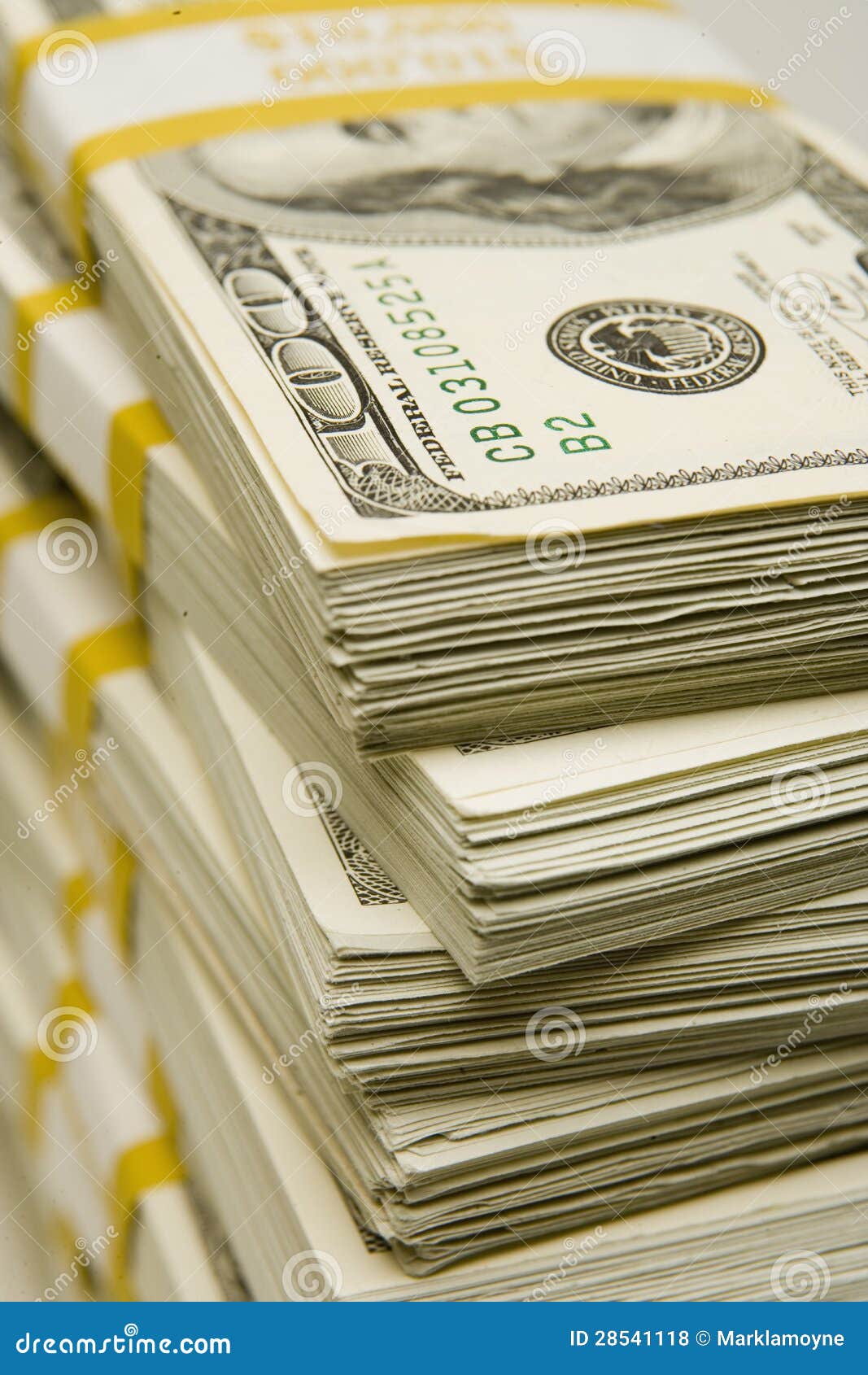 Money Stacks stock photo. Image of industry, accounting - 28541118