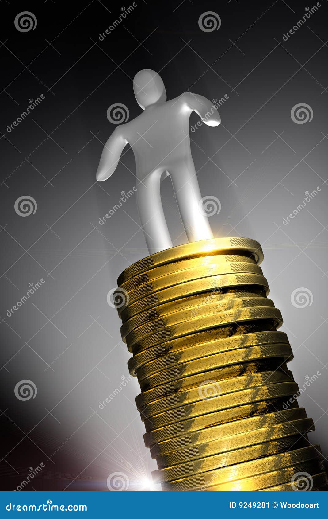 Money success concept stock illustration. Illustration of competition