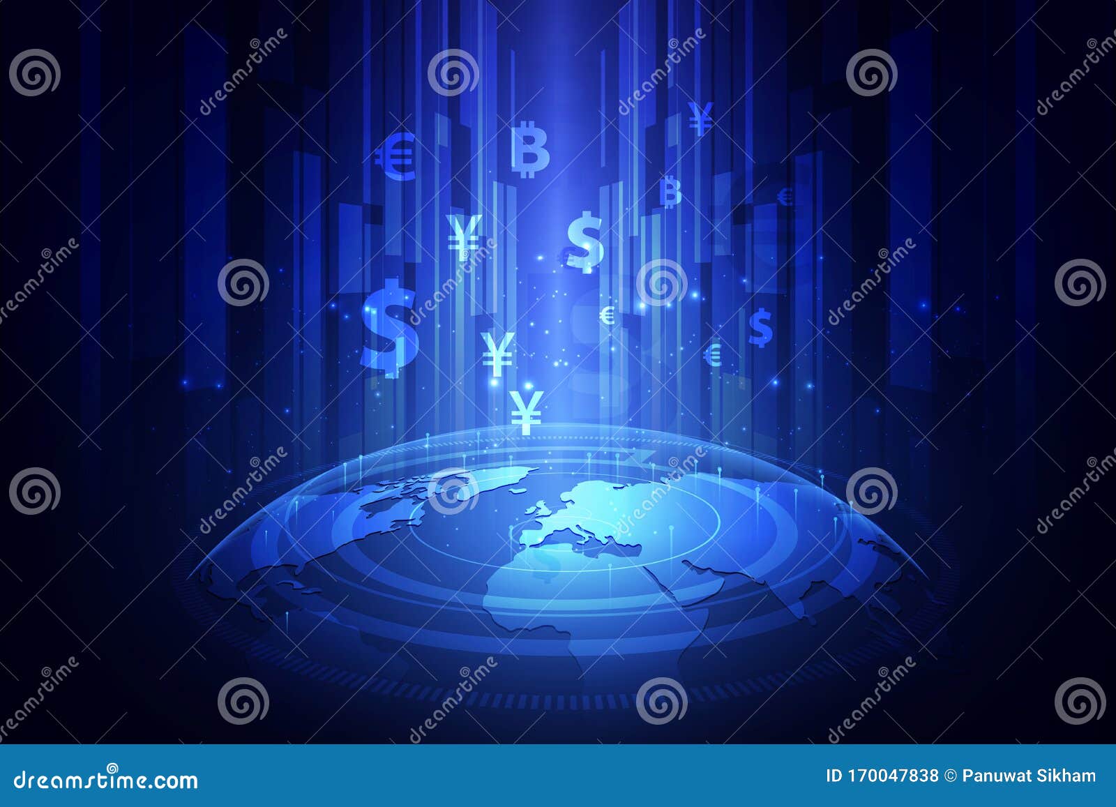 Money Transfer. Global Currency. Stock Exchange. Stock ...