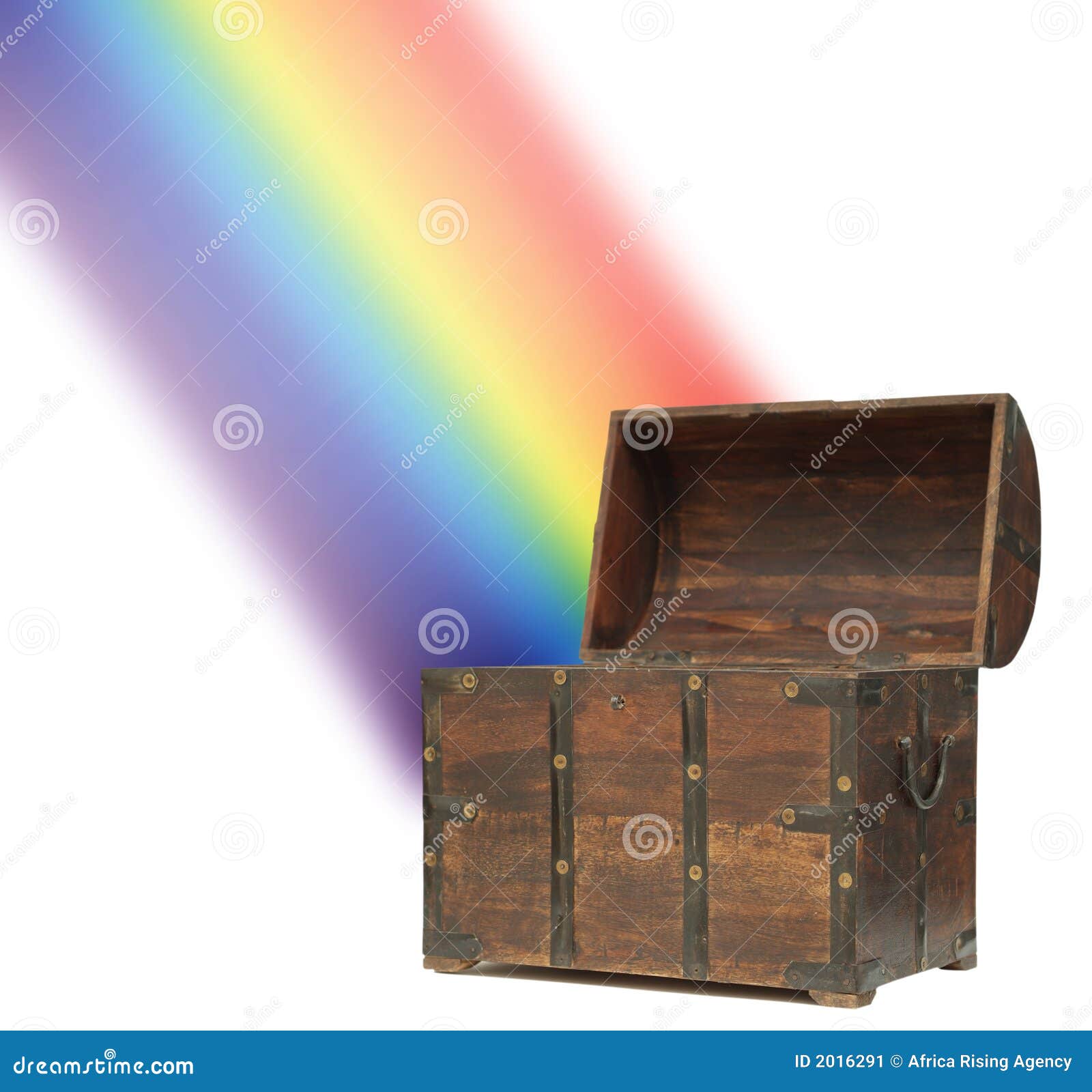 Money Treasure Chest Rainbow Stock Image Image of treasure, concept