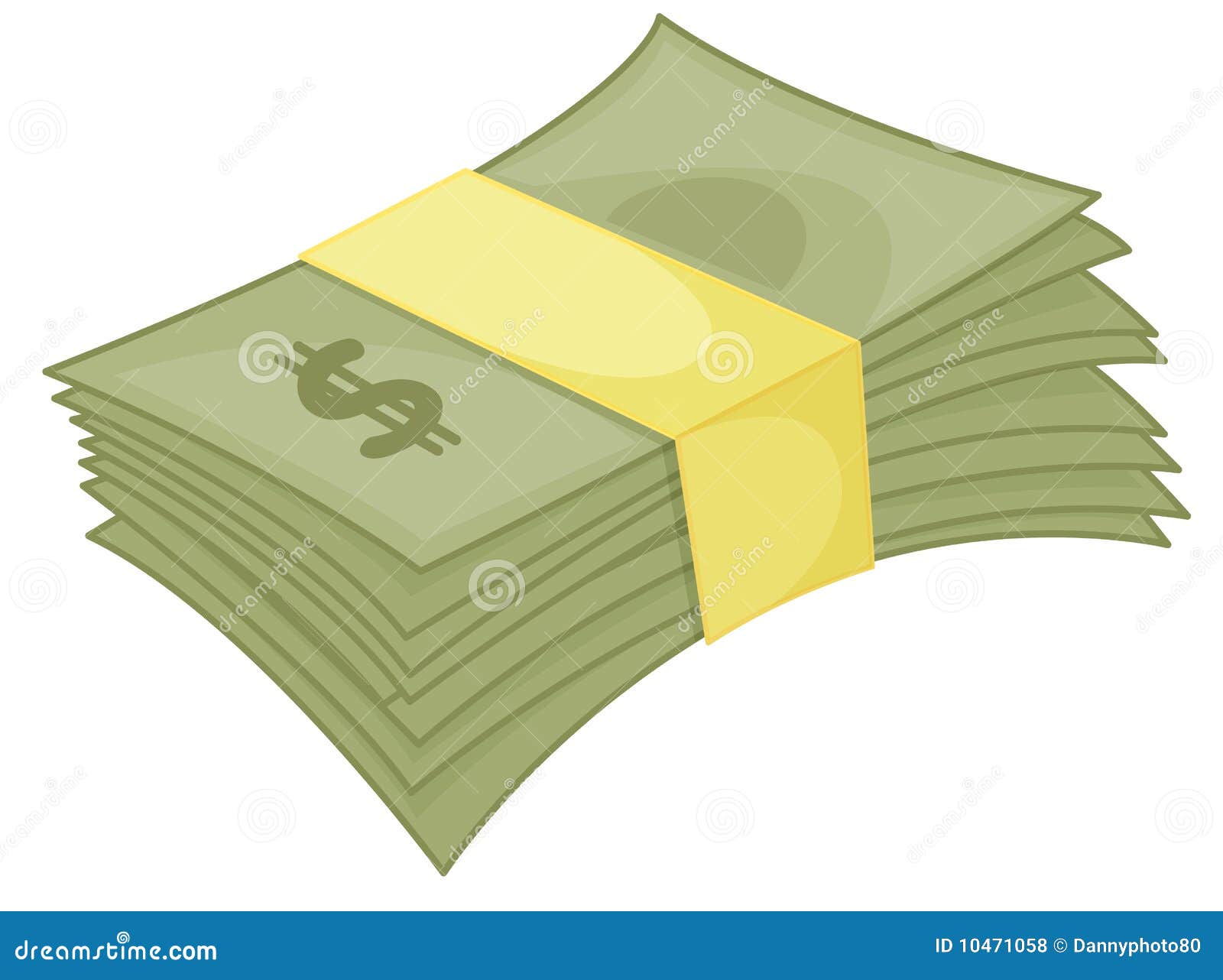 Money wad stock vector Illustration of cash vase money 