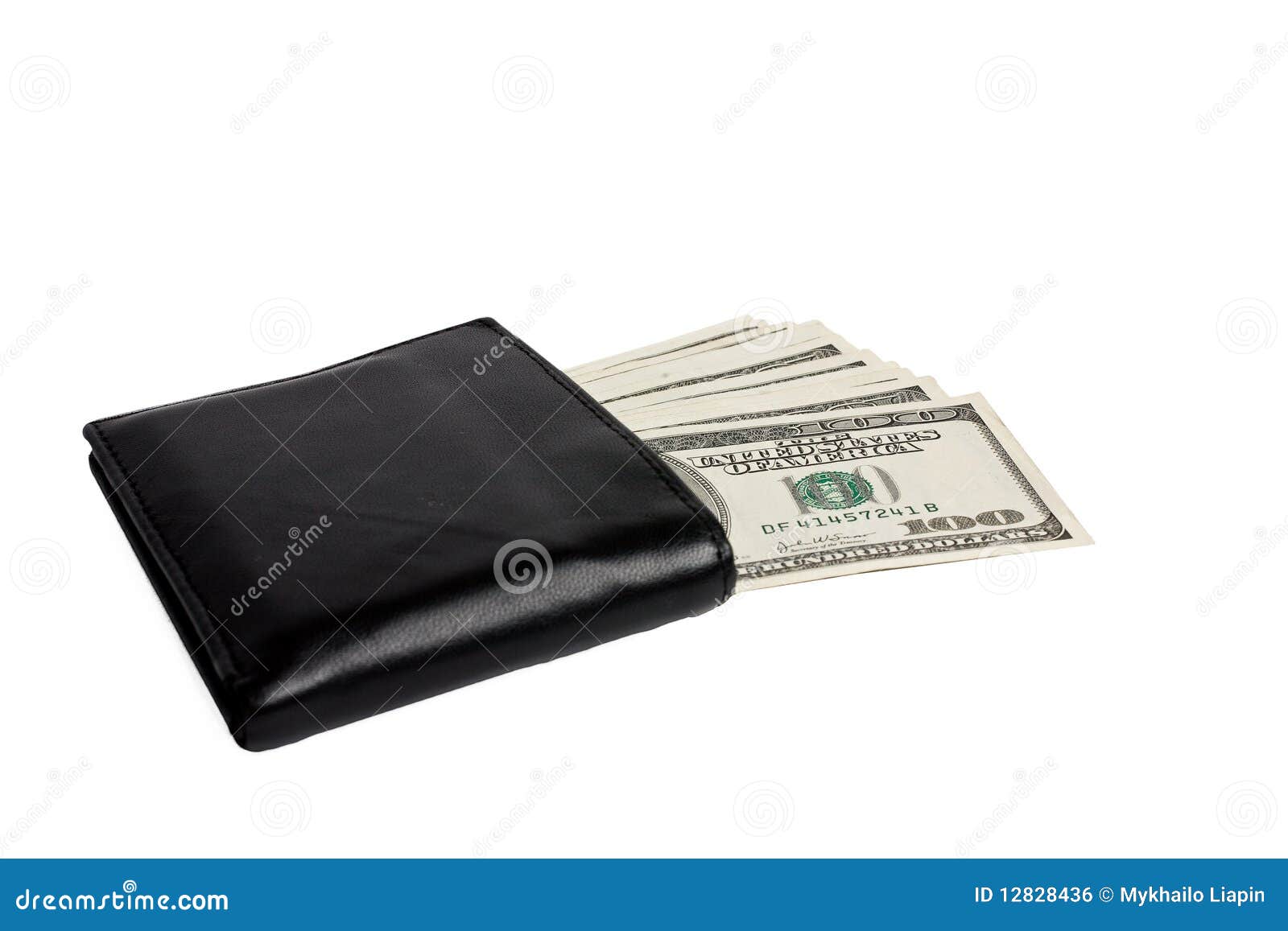 Money in wallet stock photo. Image of bringing, home - 12828436