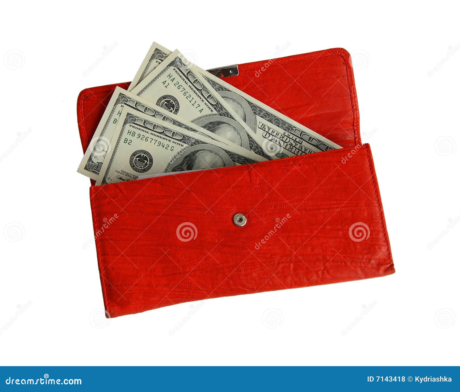 Money Wallet Red, Happy Shopping Stock Photo - Image of bacon, concept ...
