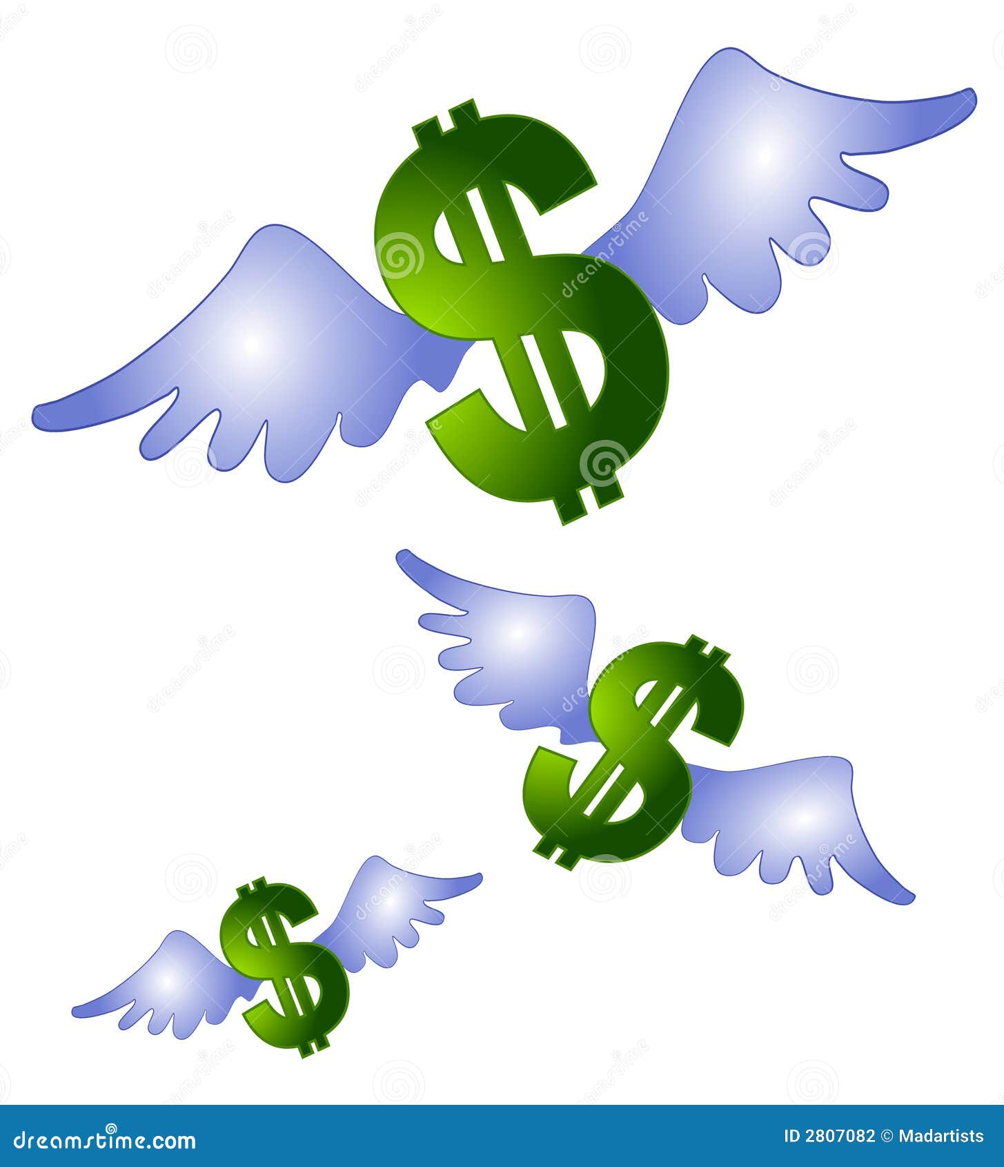 clipart money with wings - photo #15