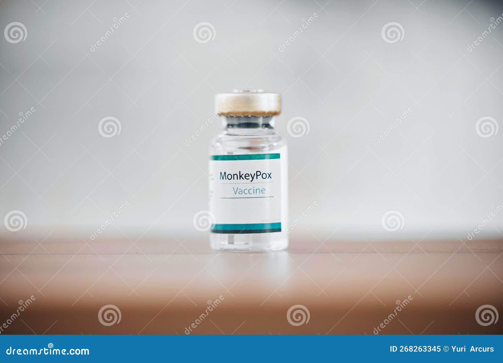moneypox, hospital vaccine and bottle for healthcare, medical virus and cure for disease on a table. health, care and