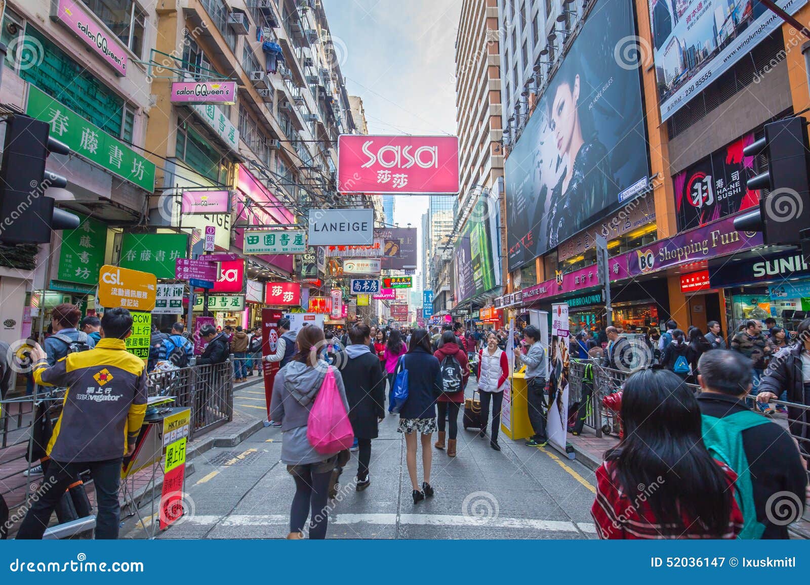 Mong Kok - Hong Kong Street Market Editorial Photography - Image of ...