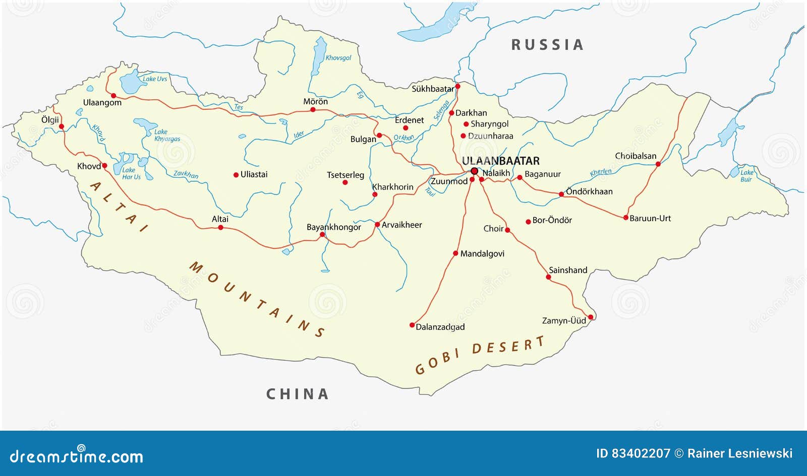 gobi desert on world map