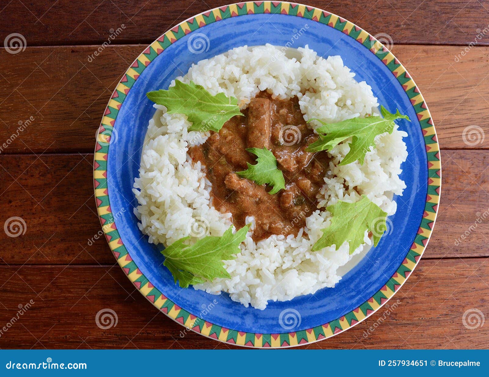 Mongolian Beef with Jasmine Rice Stock Image Image of steamed, table