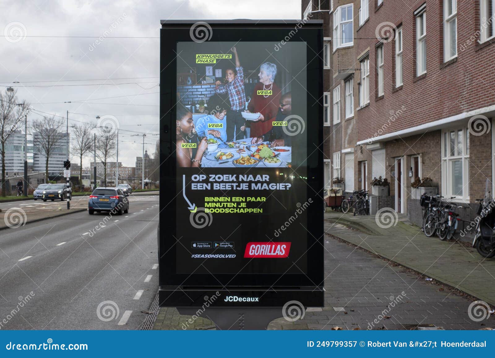 Monitor Billboard Gorillas Company at Amsterdam the Netherlands 2-1 ...