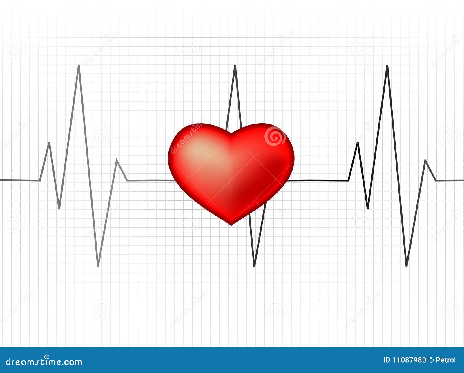 Monitor Da Frequência Cardíaca Ilustração do Vetor Ilustração de